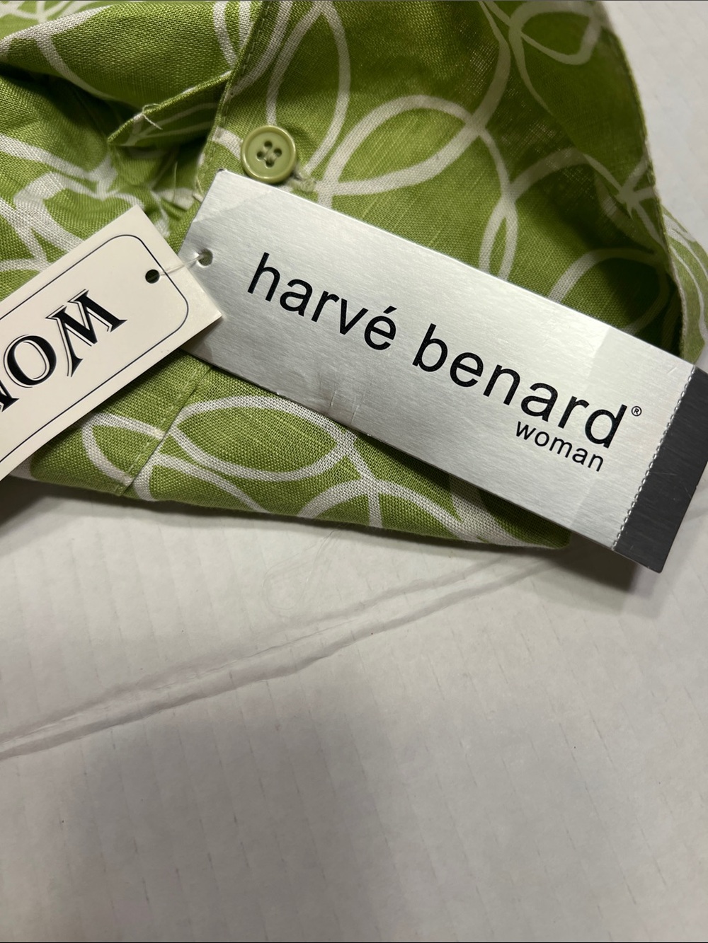 Harve Benard Lime Green and White Printed Skirt - Picture 10 of 12